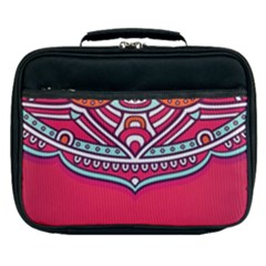 Mandala Red Lunch Bag by goljakoff