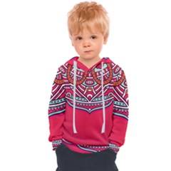 Mandala Red Kids  Overhead Hoodie