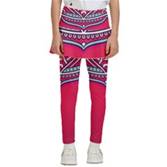 Mandala Red Kids  Skirted Pants by goljakoff