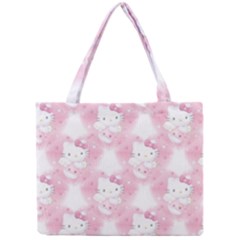 Hello Kitty Pattern, Hello Kitty, Child, White, Cat, Pink, Animal Mini Tote Bag by nateshop