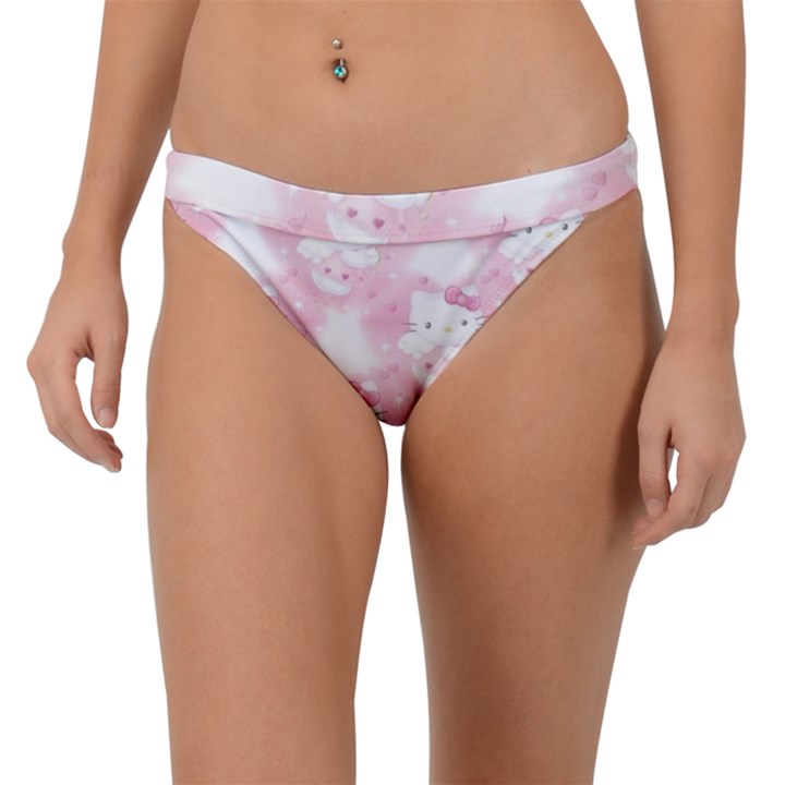 Hello Kitty Pattern, Hello Kitty, Child, White, Cat, Pink, Animal Band Bikini Bottoms