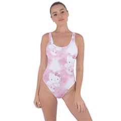 Hello Kitty Pattern, Hello Kitty, Child, White, Cat, Pink, Animal Bring Sexy Back Swimsuit by nateshop