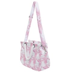 Hello Kitty Pattern, Hello Kitty, Child, White, Cat, Pink, Animal Rope Handles Shoulder Strap Bag