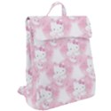 Hello Kitty Pattern, Hello Kitty, Child, White, Cat, Pink, Animal Flap Top Backpack View2