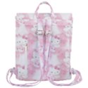 Hello Kitty Pattern, Hello Kitty, Child, White, Cat, Pink, Animal Flap Top Backpack View3