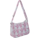 Hello Kitty Pattern, Hello Kitty, Child, White, Cat, Pink, Animal Zip Up Shoulder Bag View1