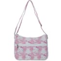 Hello Kitty Pattern, Hello Kitty, Child, White, Cat, Pink, Animal Zip Up Shoulder Bag View3