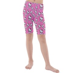 Hello Kitty Pattern, Hello Kitty, Child Kids  Mid Length Swim Shorts by nateshop