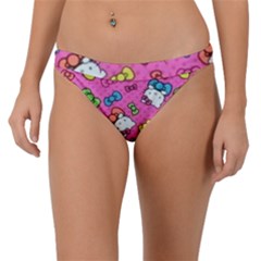 Hello Kitty, Cute, Pattern Band Bikini Bottoms by nateshop