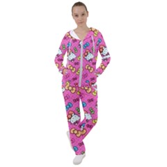 Hello Kitty, Cute, Pattern Women s Tracksuit by nateshop