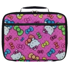 Hello Kitty, Cute, Pattern Full Print Lunch Bag by nateshop