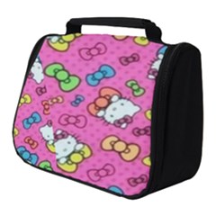 Hello Kitty, Cute, Pattern Full Print Travel Pouch (small) by nateshop