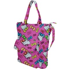 Hello Kitty, Cute, Pattern Shoulder Tote Bag by nateshop