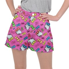 Hello Kitty, Cute, Pattern Women s Ripstop Shorts by nateshop