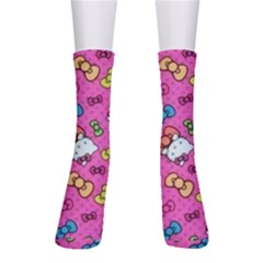 Hello Kitty, Cute, Pattern Crew Socks by nateshop