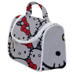 Hello Kitty, Pattern, Red Satchel Handbag