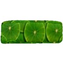 Lime Textures Macro, Tropical Fruits, Citrus Fruits, Green Lemon Texture Full Print Rope Handle Tote (Large) View3