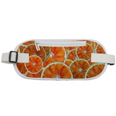 Oranges Patterns Tropical Fruits, Citrus Fruits Rounded Waist Pouch by nateshop