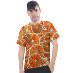 Oranges Patterns Tropical Fruits, Citrus Fruits Men s Sport Top by nateshop