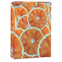 Oranges Patterns Tropical Fruits, Citrus Fruits Playing Cards Single Design (rectangle) With Custom Box by nateshop