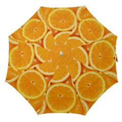 Oranges Textures, Close-up, Tropical Fruits, Citrus Fruits, Fruits Straight Umbrellas by nateshop