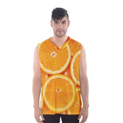 Oranges Textures, Close-up, Tropical Fruits, Citrus Fruits, Fruits Men s Basketball Tank Top by nateshop