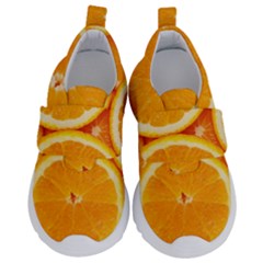 Oranges Textures, Close-up, Tropical Fruits, Citrus Fruits, Fruits Kids  Velcro No Lace Shoes