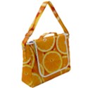 Oranges Textures, Close-up, Tropical Fruits, Citrus Fruits, Fruits Box Up Messenger Bag View2