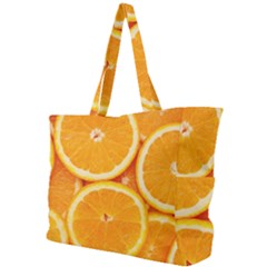 Oranges Textures, Close-up, Tropical Fruits, Citrus Fruits, Fruits Simple Shoulder Bag by nateshop