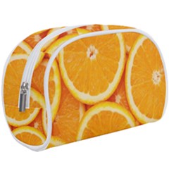 Oranges Textures, Close-up, Tropical Fruits, Citrus Fruits, Fruits Make Up Case (large) by nateshop