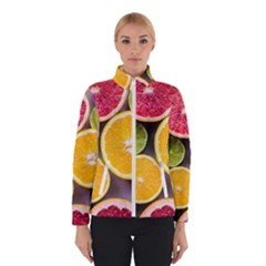 Oranges, Grapefruits, Lemons, Limes, Fruits Women s Bomber Jacket