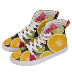 Oranges, Grapefruits, Lemons, Limes, Fruits Men s Hi-top Skate Sneakers by nateshop