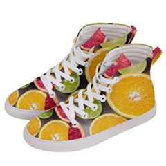 Oranges, Grapefruits, Lemons, Limes, Fruits Women s Hi-top Skate Sneakers by nateshop