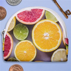 Oranges, Grapefruits, Lemons, Limes, Fruits Horseshoe Style Canvas Pouch by nateshop