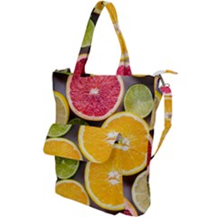 Oranges, Grapefruits, Lemons, Limes, Fruits Shoulder Tote Bag by nateshop