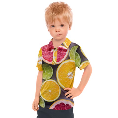 Oranges, Grapefruits, Lemons, Limes, Fruits Kids  Polo T-shirt by nateshop