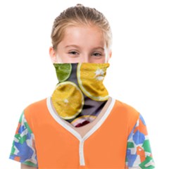 Oranges, Grapefruits, Lemons, Limes, Fruits Face Covering Bandana (kids) by nateshop