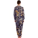 Paisley Texture, Floral Ornament Texture Hooded Jumpsuit (Ladies) View2