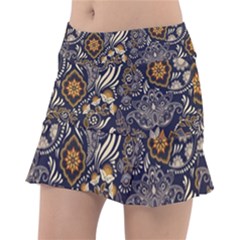 Paisley Texture, Floral Ornament Texture Classic Tennis Skirt by nateshop