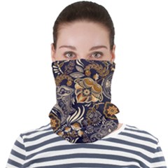 Paisley Texture, Floral Ornament Texture Face Seamless Bandana (adult) by nateshop