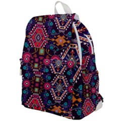 Pattern, Ornament, Motif, Colorful Top Flap Backpack by nateshop