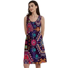 Pattern, Ornament, Motif, Colorful Classic Skater Dress by nateshop