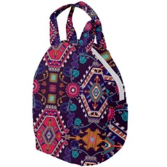 Pattern, Ornament, Motif, Colorful Travel Backpack by nateshop