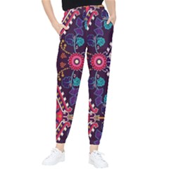 Pattern, Ornament, Motif, Colorful Women s Tapered Pants by nateshop