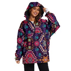 Pattern, Ornament, Motif, Colorful Women s Ski And Snowboard Waterproof Breathable Jacket