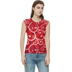 Patterns, Corazones, Texture, Red, Women s Raglan Cap Sleeve T-shirt by nateshop