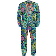 Patterns, Green Background, Texture Onepiece Jumpsuit (men) by nateshop