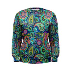 Patterns, Green Background, Texture Women s Sweatshirt