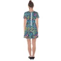 Patterns, Green Background, Texture Drop Hem Mini Chiffon Dress View2