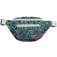 Patterns, Green Background, Texture Fanny Pack by nateshop